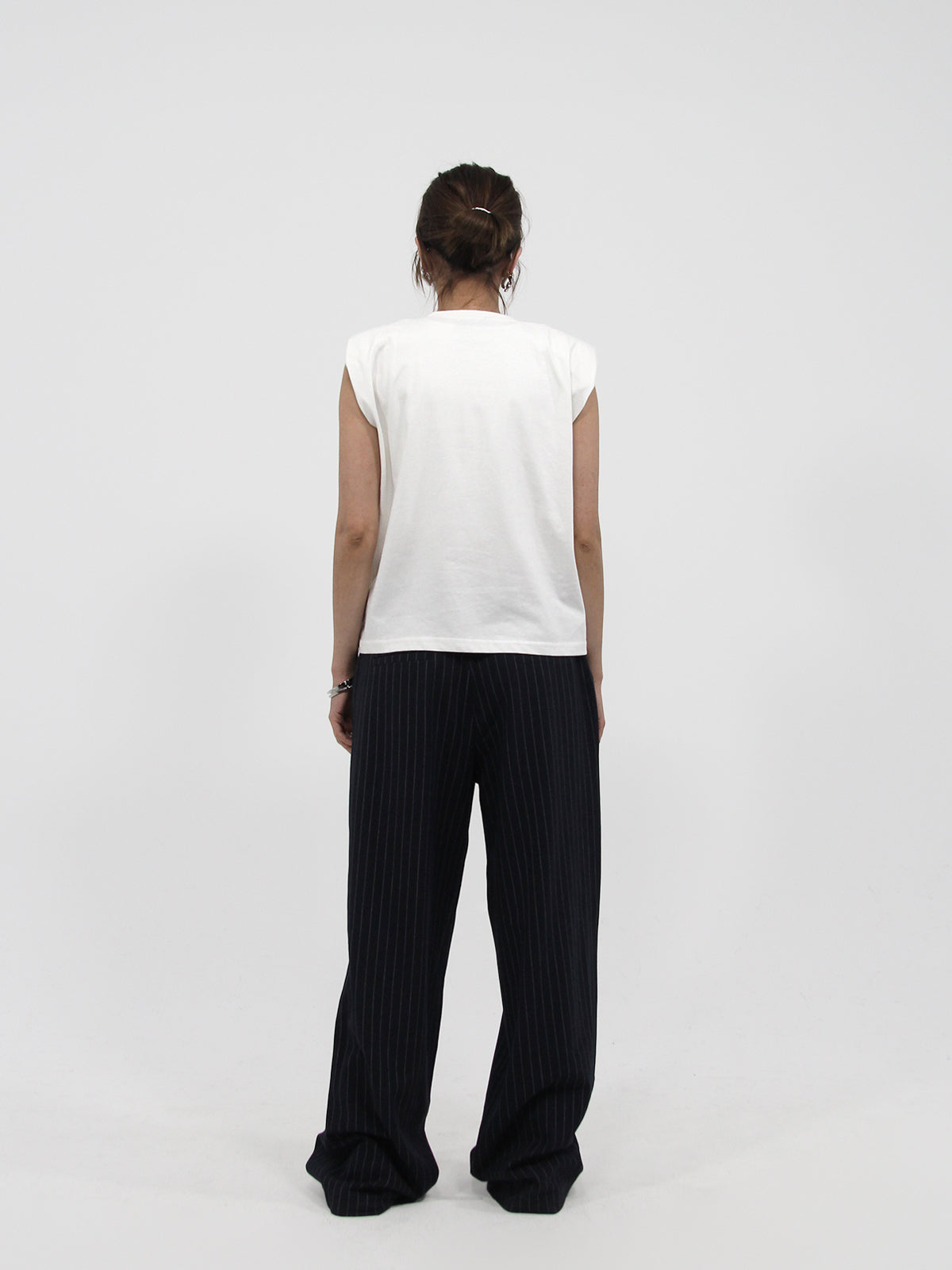 Padded Shoulder Top