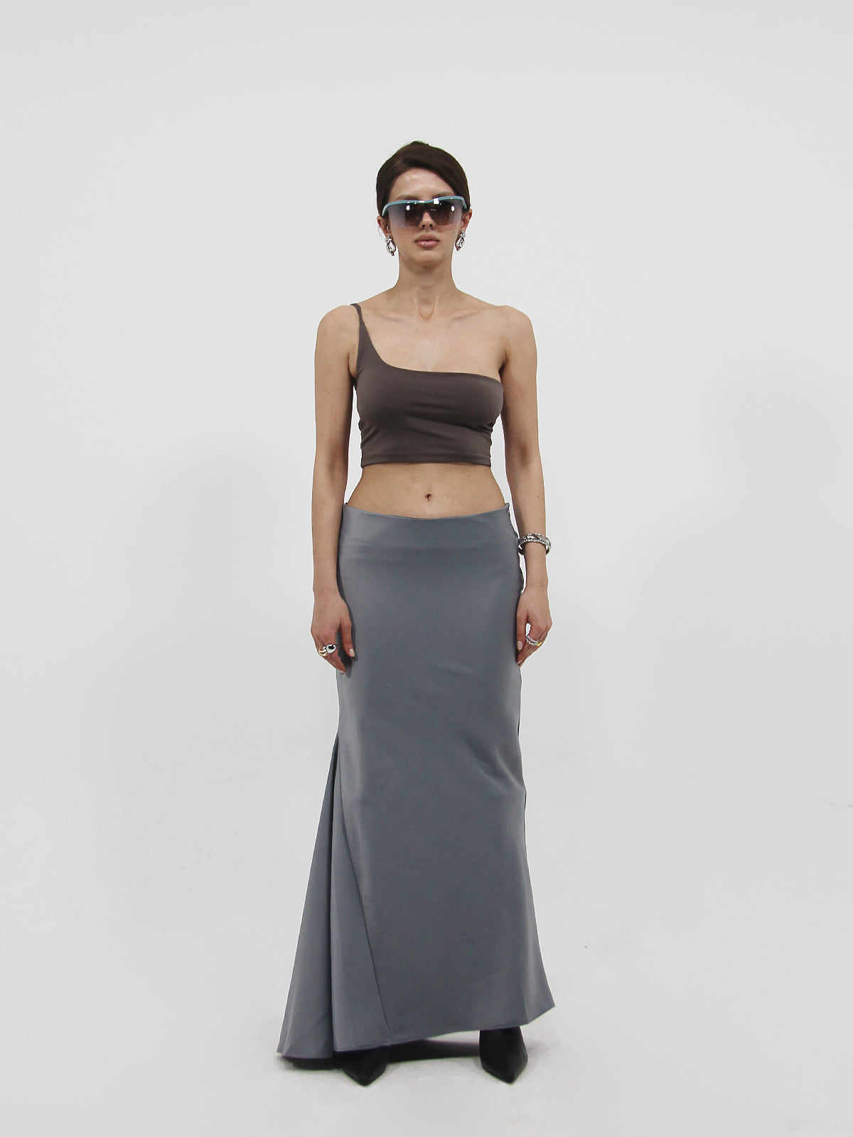 Cropped One Strap Top