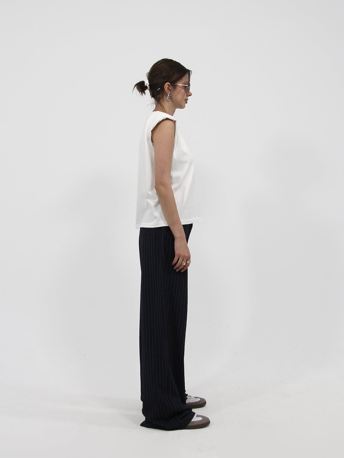 Padded Shoulder Top