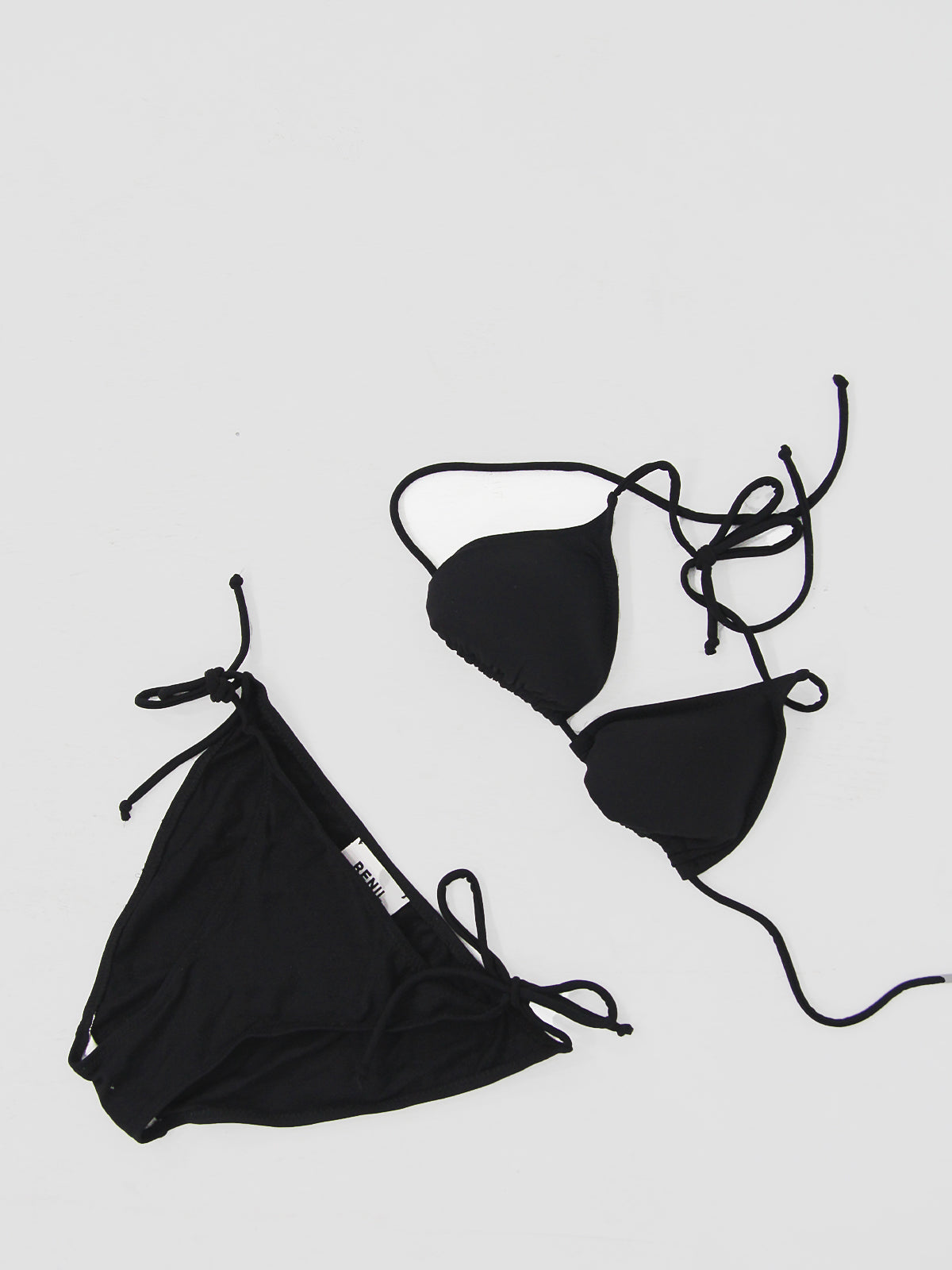 Triangle Bikini Top Black