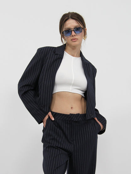 Cropped Ribbed Tank