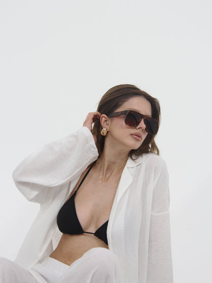 Triangle Bikini Top Black