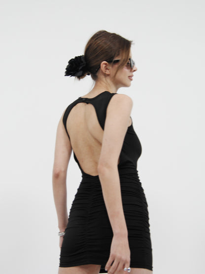 Open Back Mini Dress