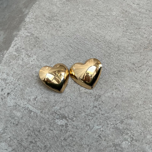 Chunky Heart Earrings