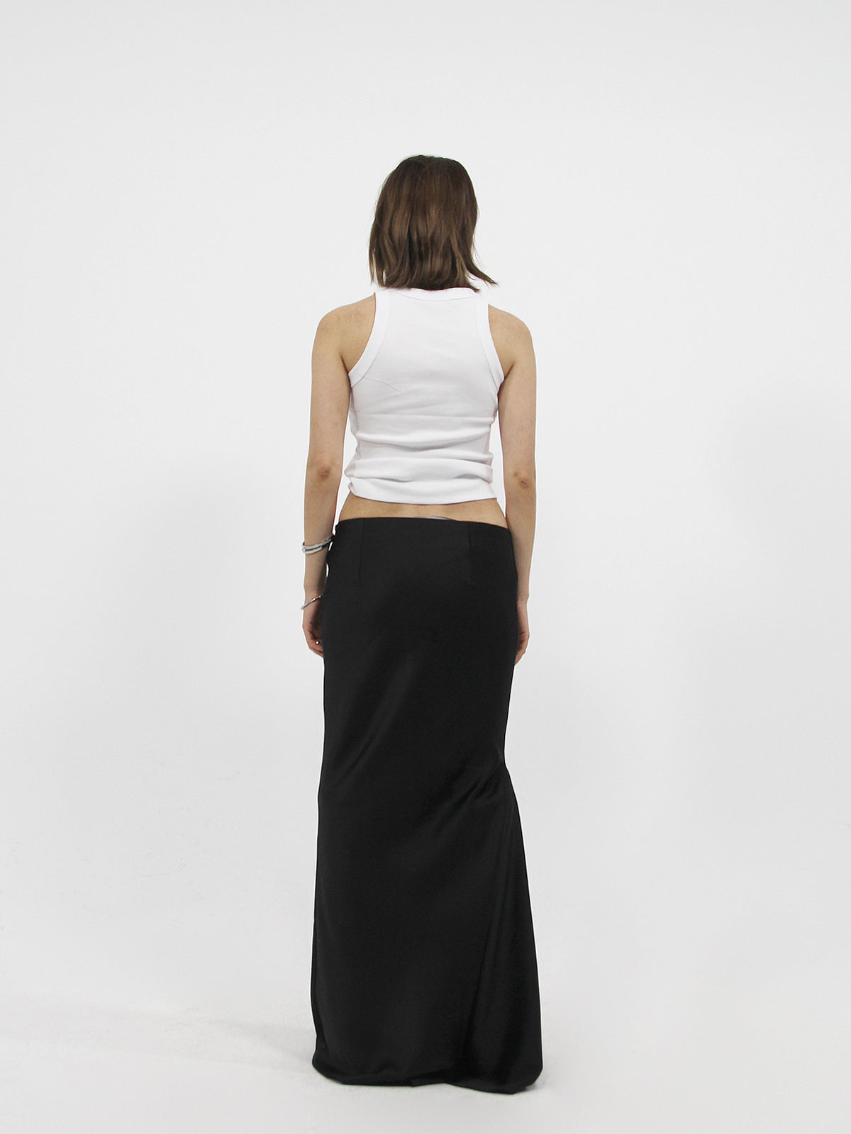Ribbed Tank Top White