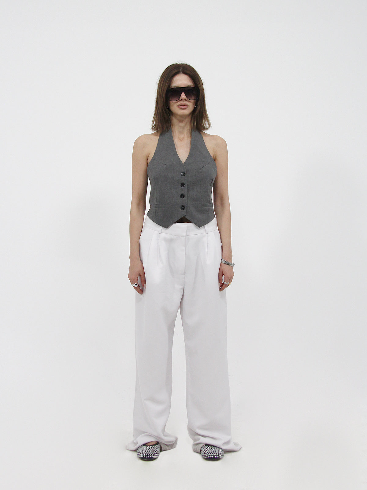 Twill Suit Pants