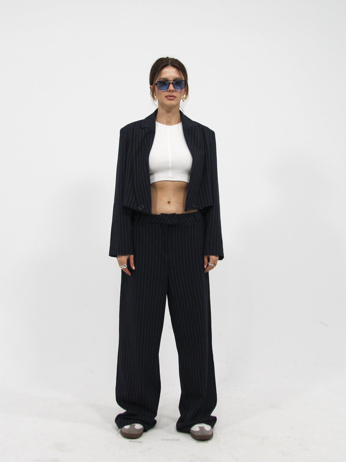 Cropped Ribbed Tank