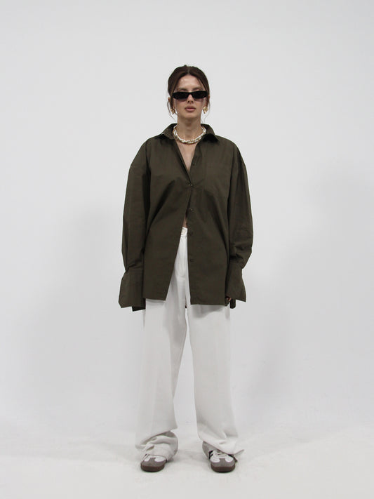 Classic Relaxed Shirt Khaki