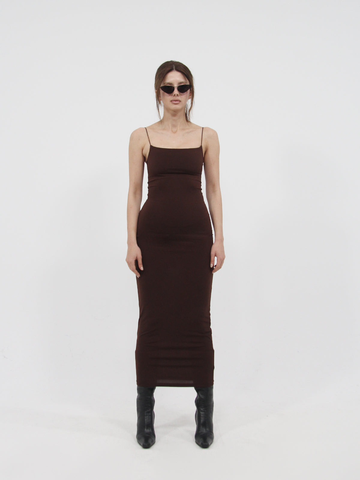Midi Dress Brown