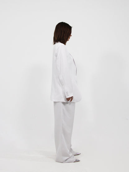 Oversized Twill Blazer