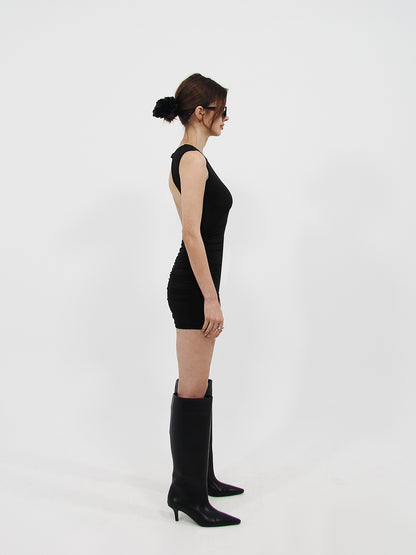 Open Back Mini Dress