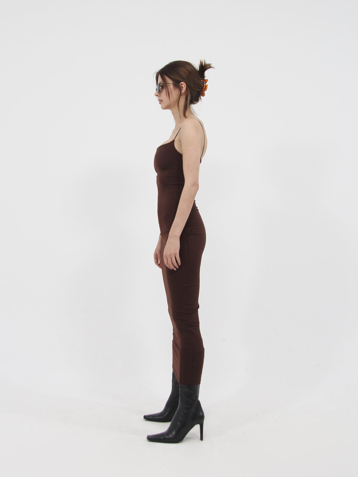 Midi Dress Brown